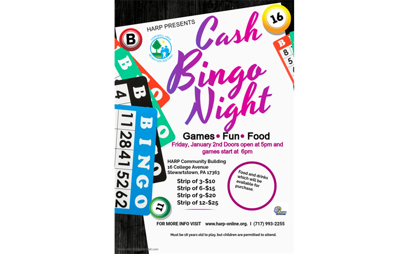 HARP Cash Bingo 